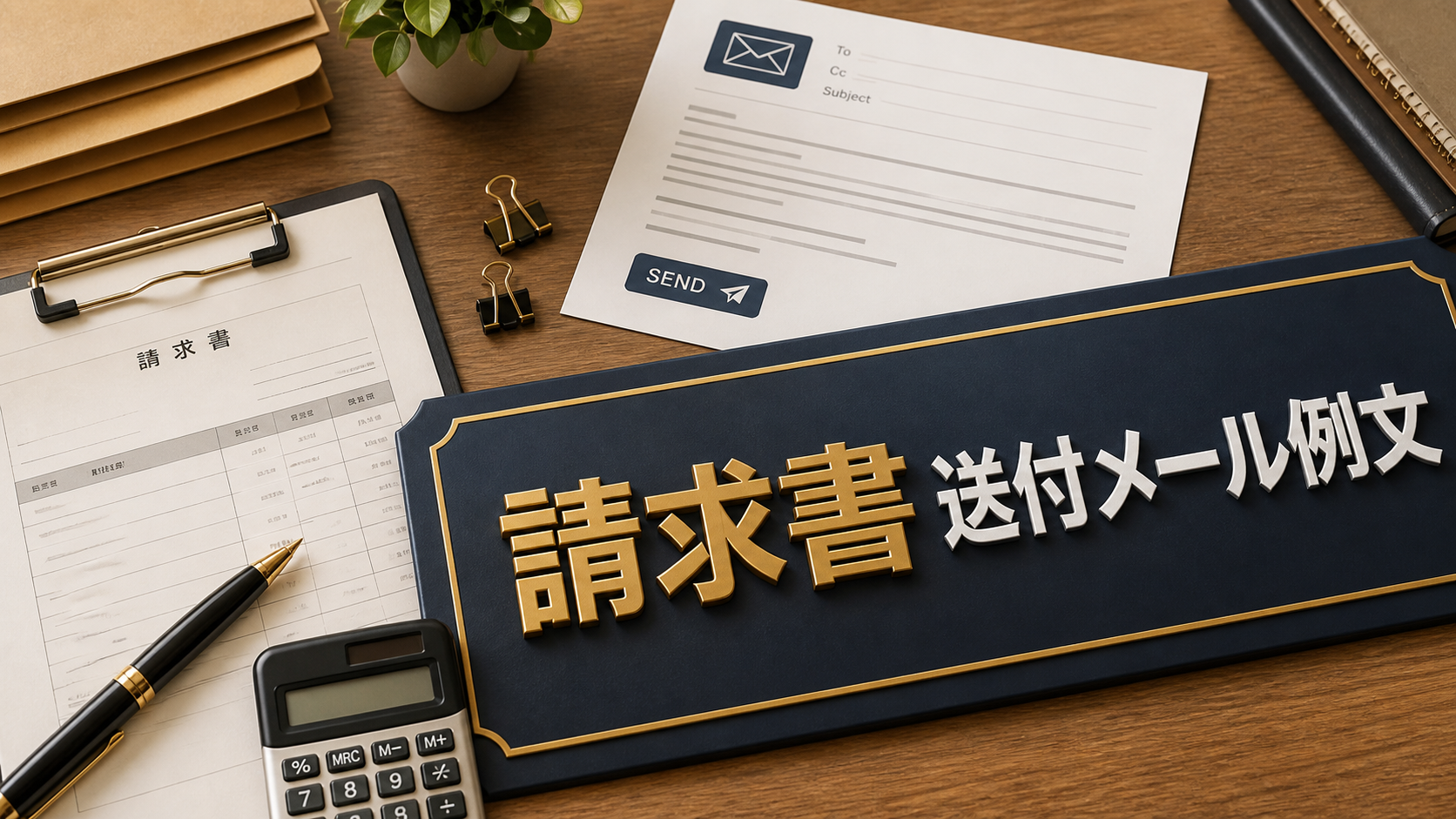 請求書送付メールの文面、コピペで使える基本テンプレと一言
