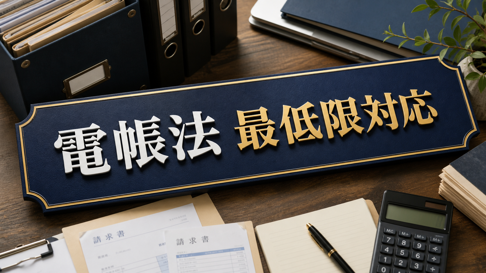 電子帳簿保存法、結局なにを電子で残せばいい?最低限の対応