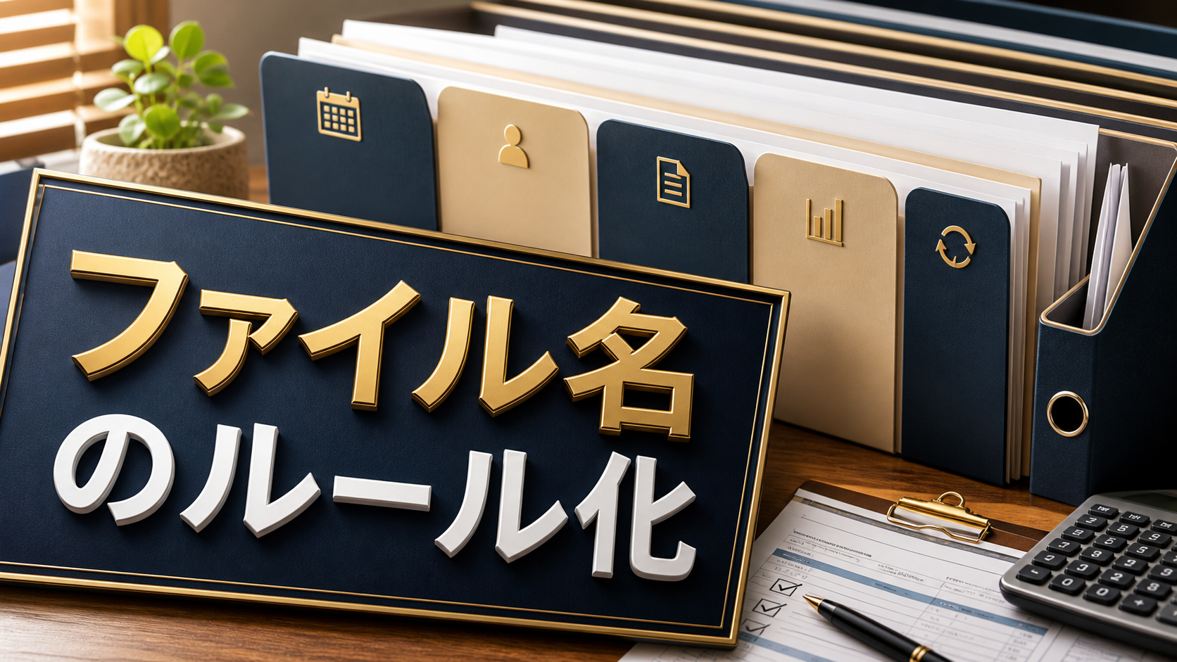 「探す時間」をなくす、書類ファイルの命名ルール決め方ガイド