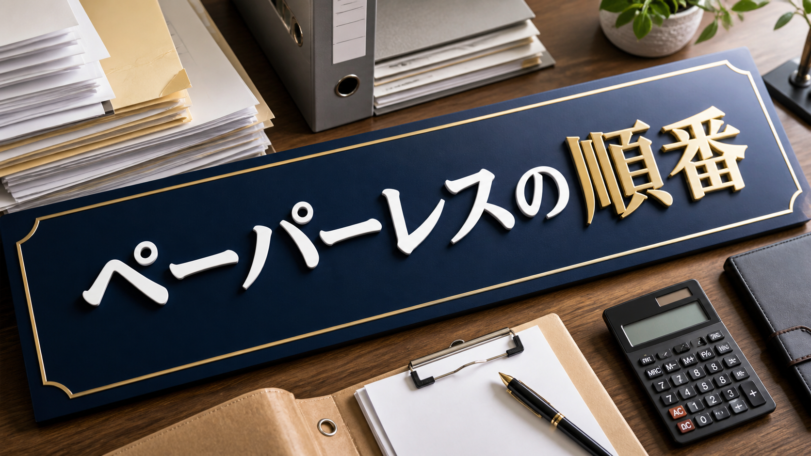 「ペーパーレス、何から始める?」失敗しない順番
