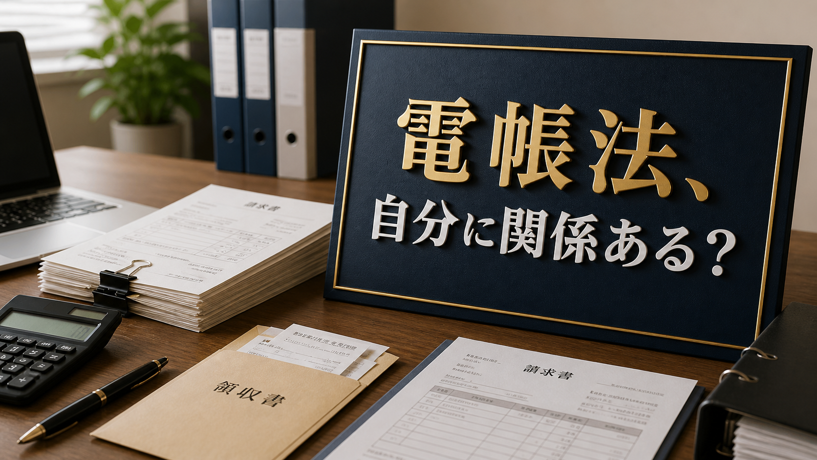 「電子帳簿保存法って自分に関係ある?」小さな会社向けに最低限を解説
