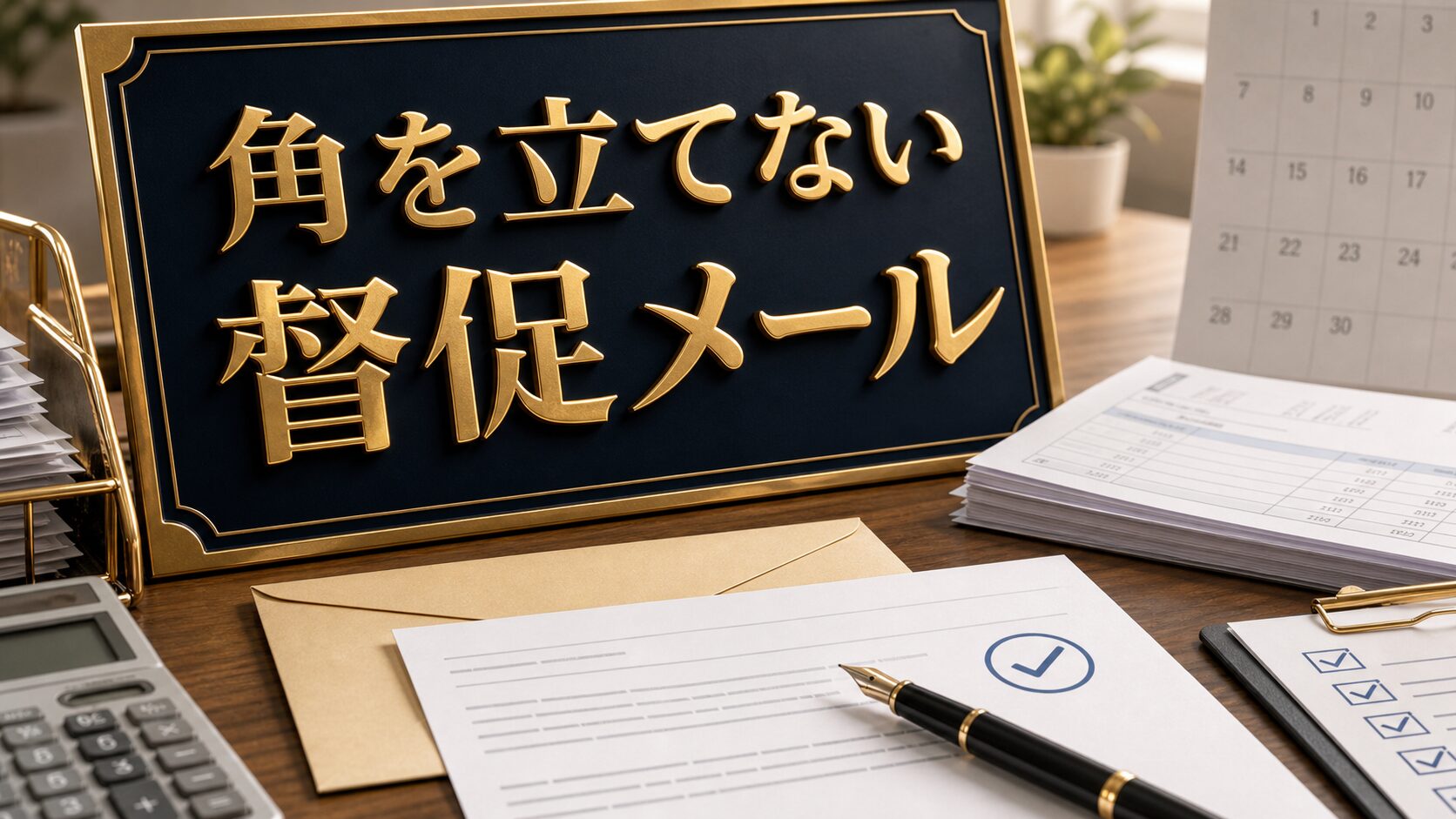 「催促しづらい…」角を立てずに支払いを促す督促メールの書き方