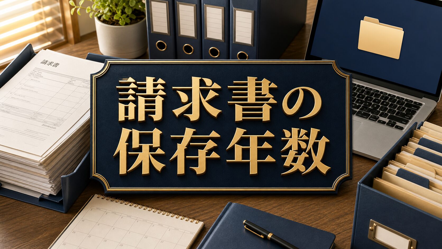 「請求書は何年保存?」紙と電子で違う保存期間を一覧で整理