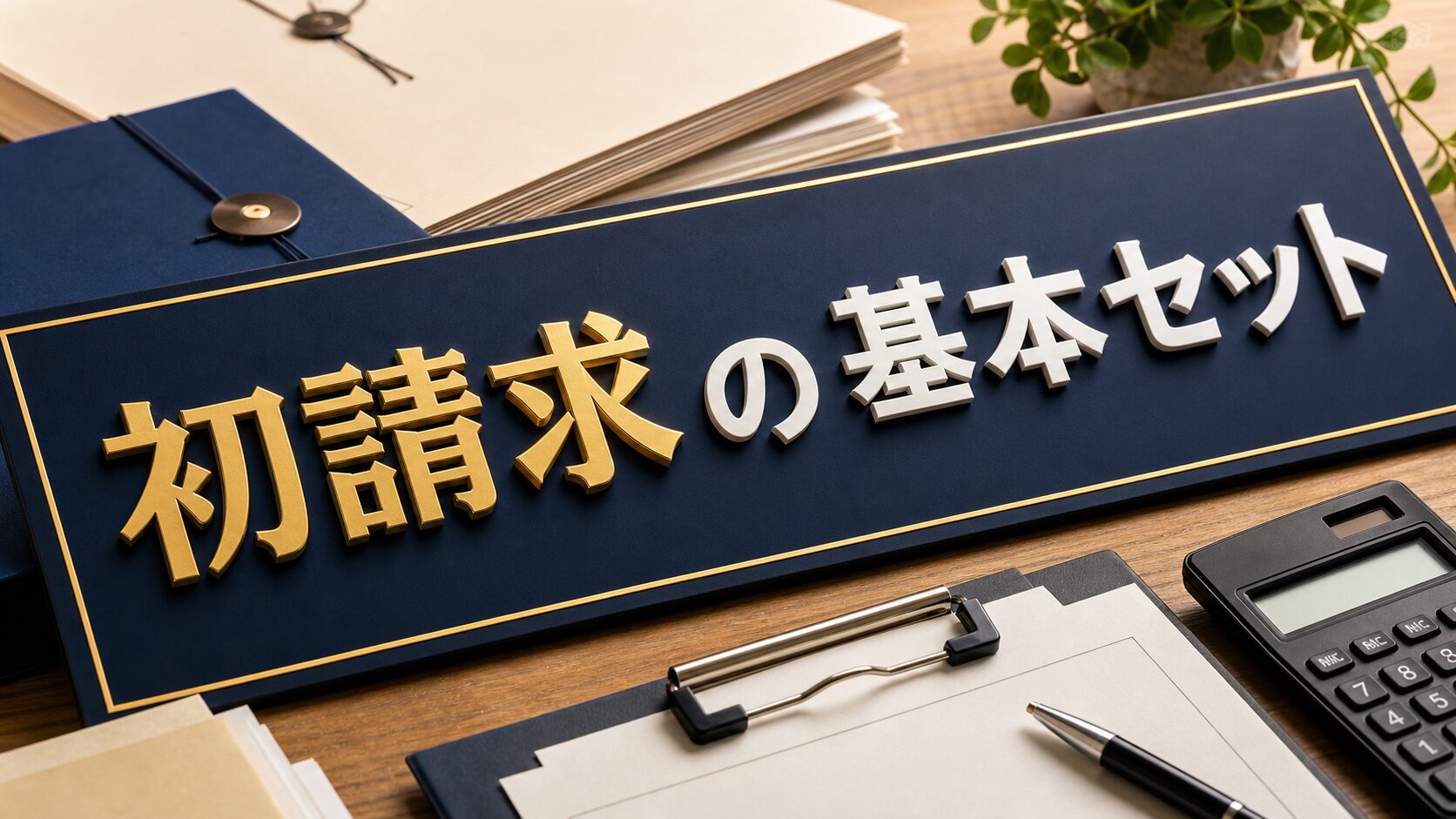 「フリーランスの請求書」初めての取引先に出す基本セット
