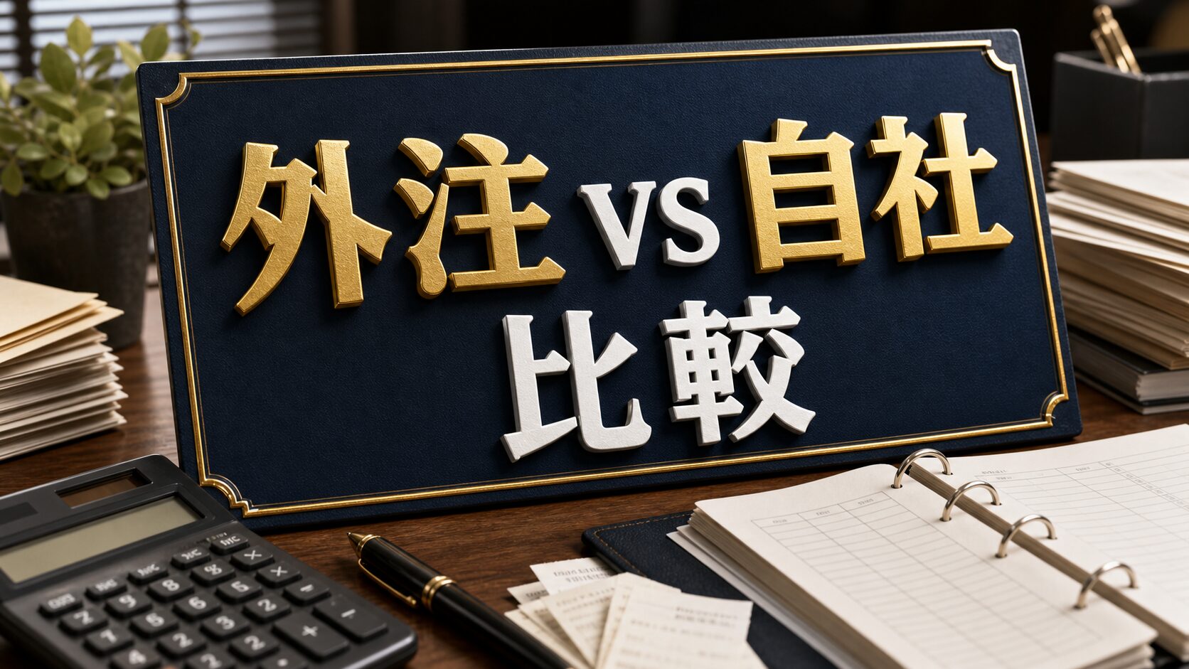 「経理を外注すべき？」自社でやる場合とのコスト・手間を比較