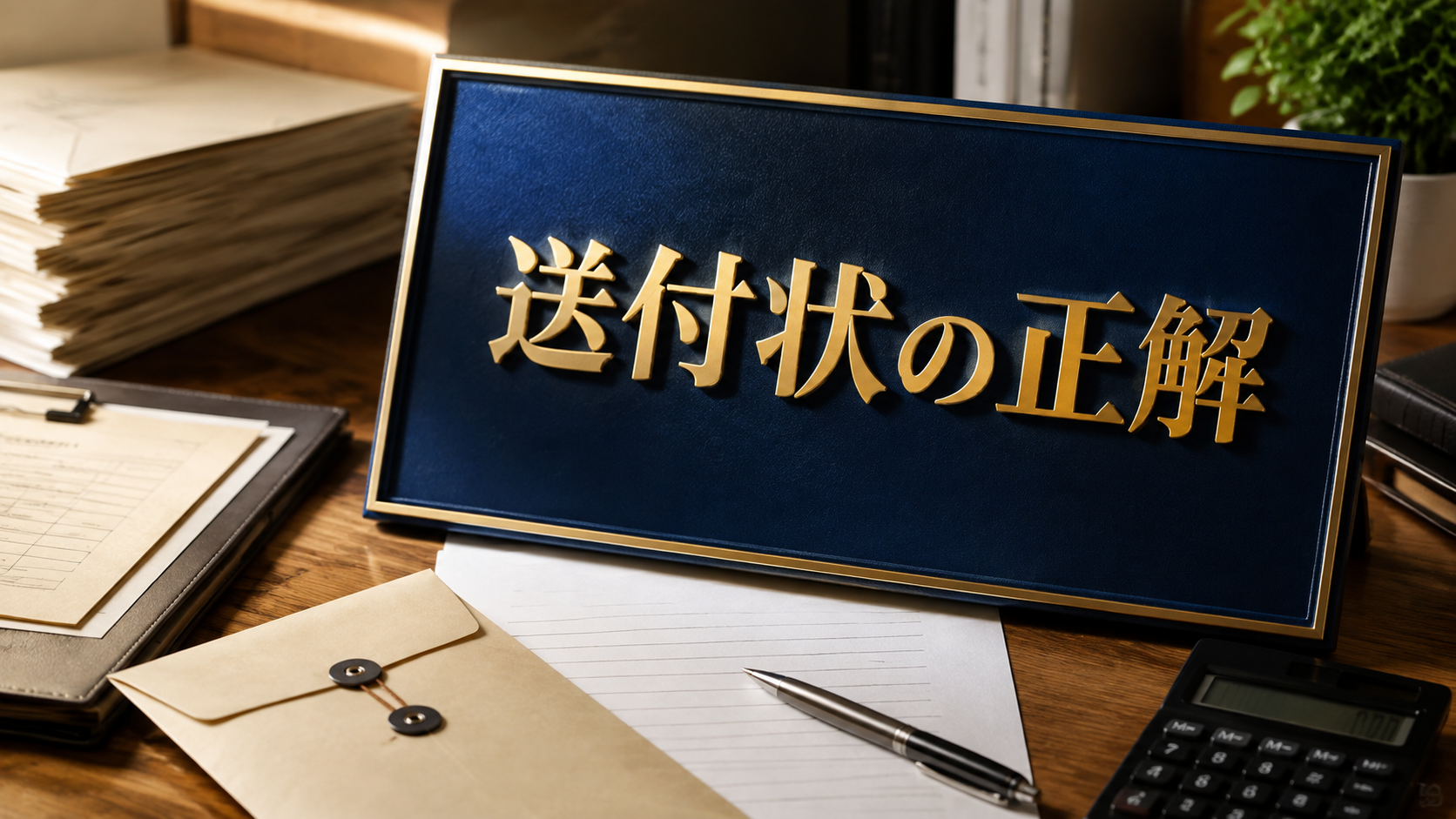 送付状(送り状)の書き方、何を書けば失礼にならない?