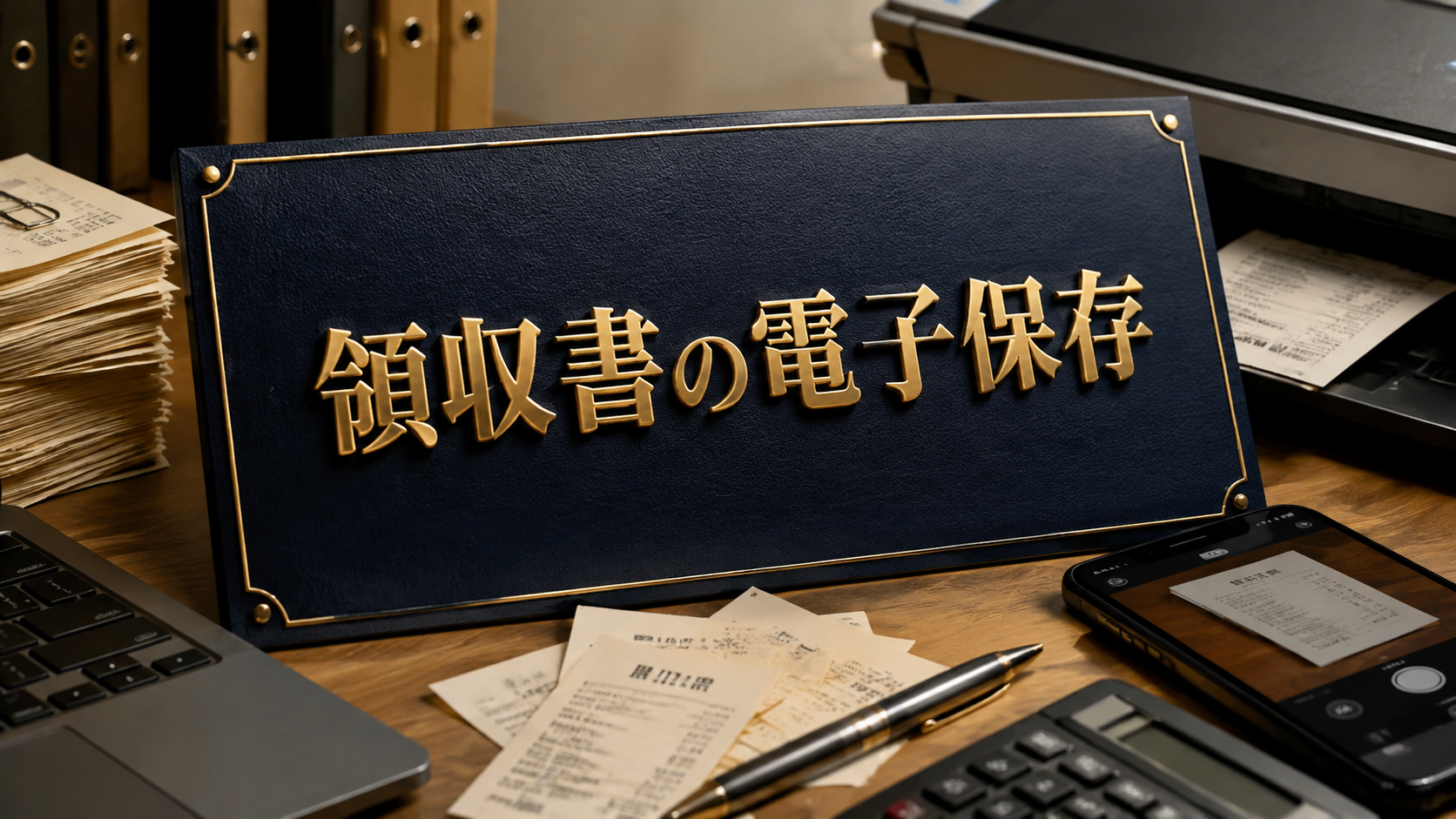 領収書の電子保存、スキャンするときのルールと注意点