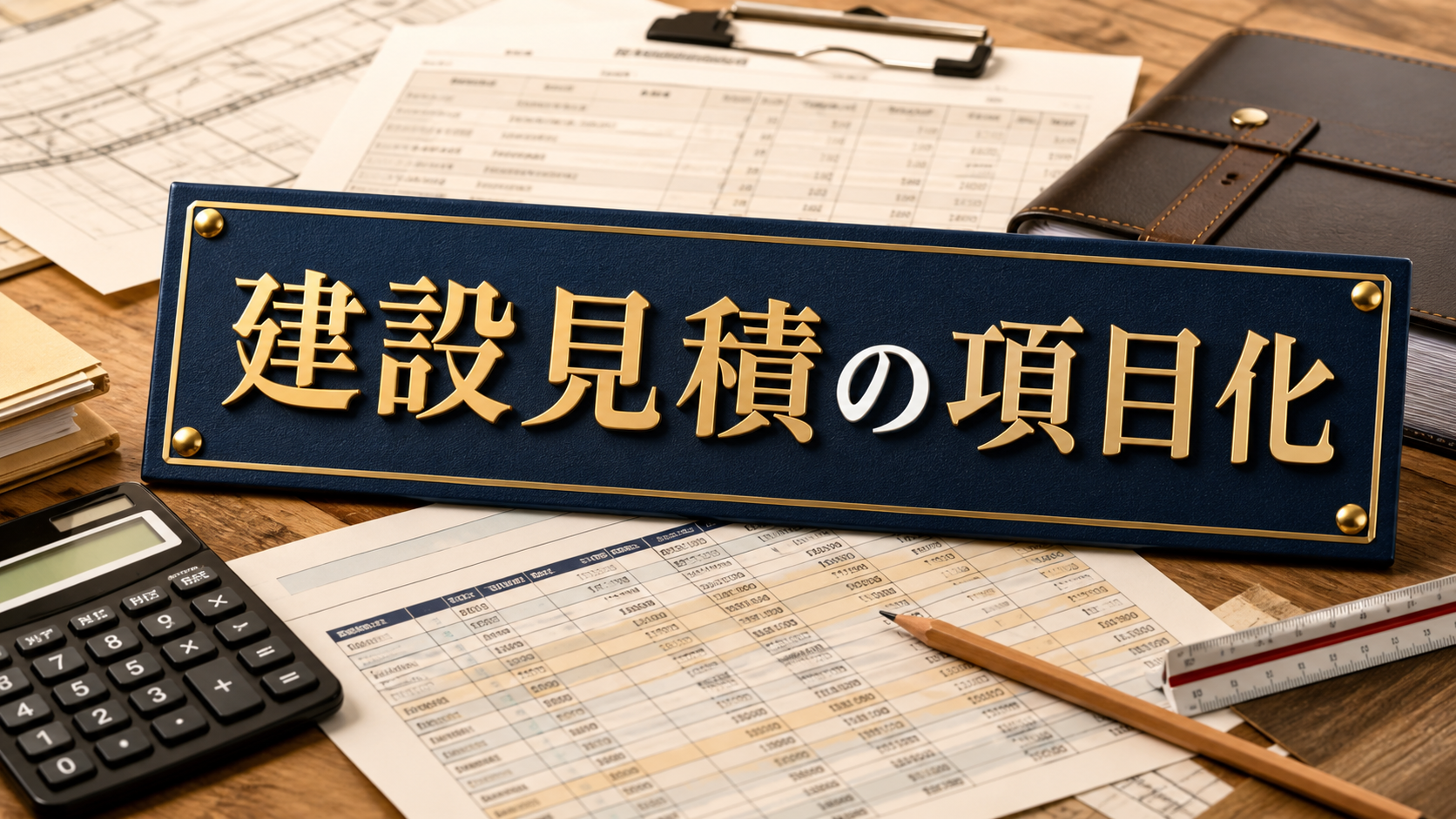 「建設業の見積書」一式を避けて、項目で出す書き方