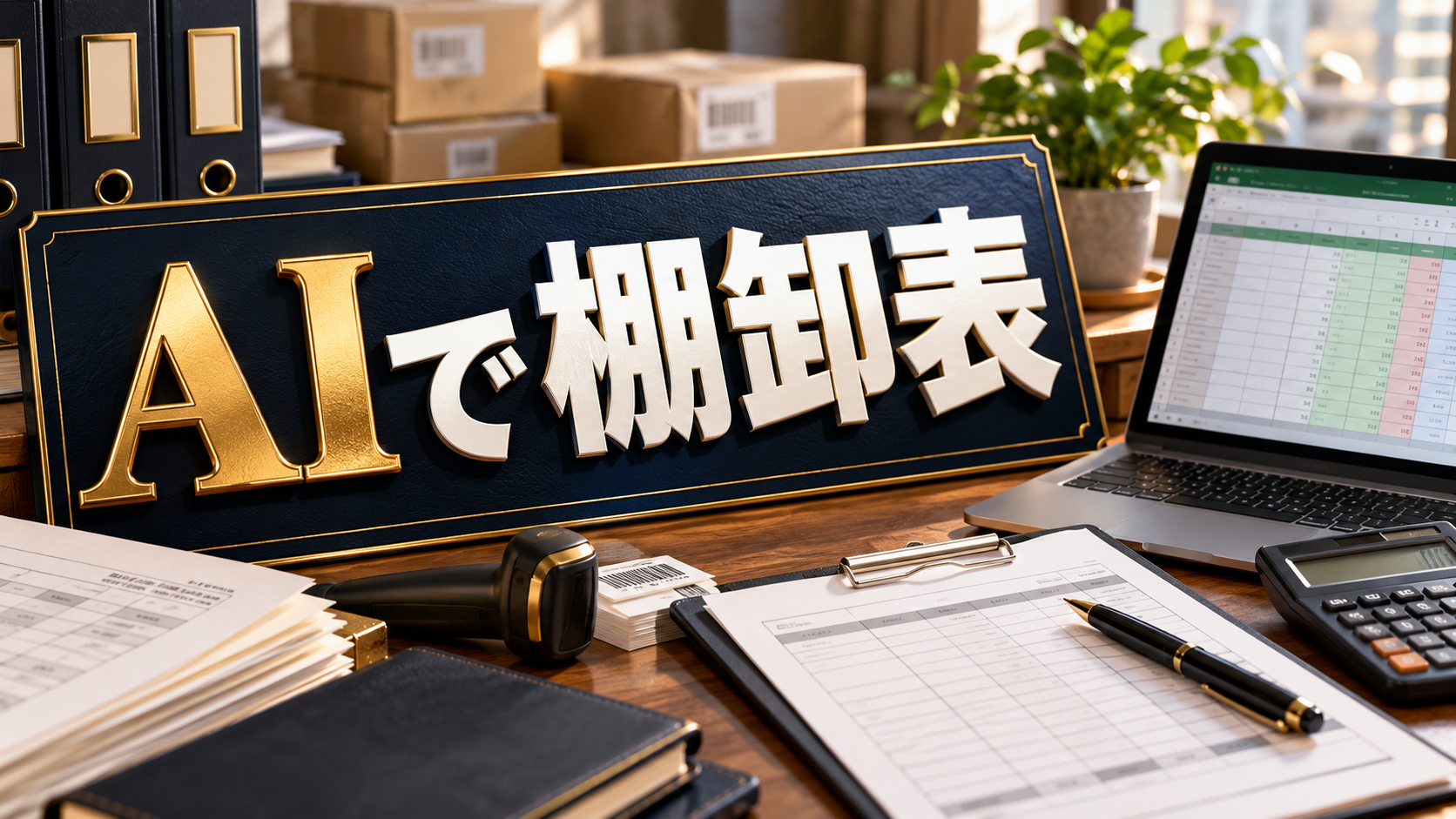 生成AIとExcelで棚卸表を作る方法|商品データの入力から差異確認まで