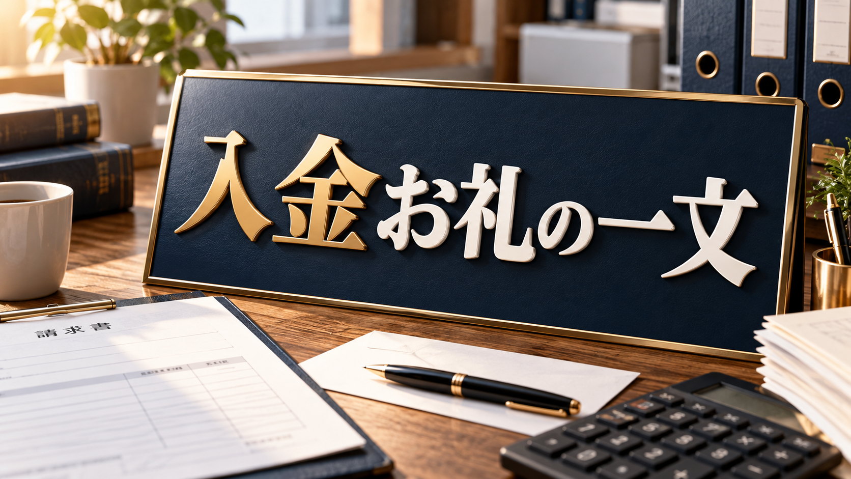 入金確認のお礼メール、短くても好印象な一文