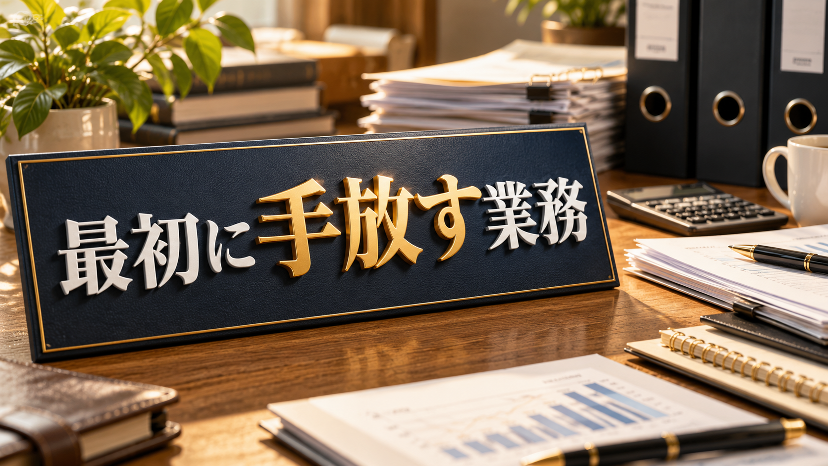 「まず何を手放す？」忙しい経営者が最初に外注すべき業務