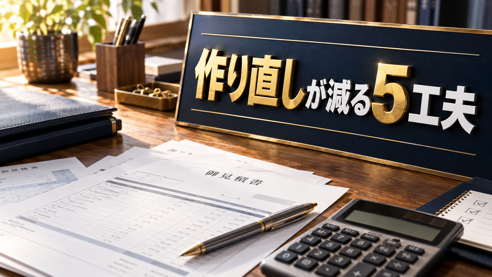 見積書の作り直しが減る、テンプレートに入れておくべき5つの工夫