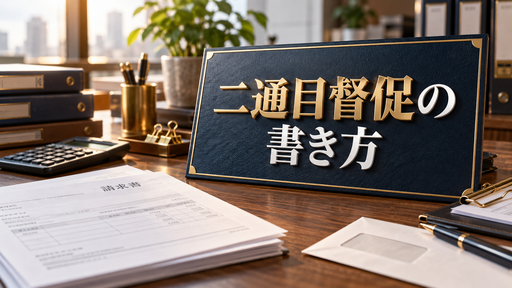 「期日を過ぎても入金がない」二通目・三通目の督促の書き方